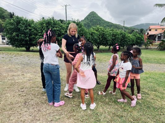 Kim in Saint Lucia - De Kracht van Sport